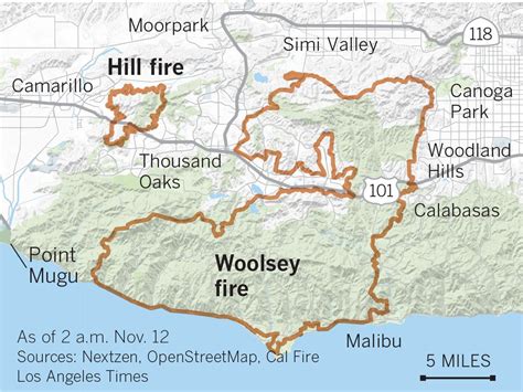 Los Angeles Fire Evacuation Map