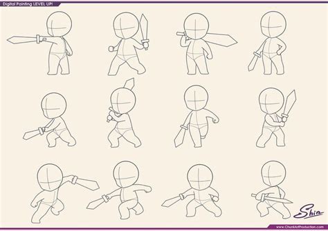 Studying - Chibi Fighting Poses by shinekoshin on DeviantArt | Chibi ...