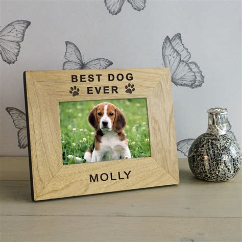 Personalised Dog Photo Frame 6 x 4 inch – Best Dog Ever - MyPamperedPet