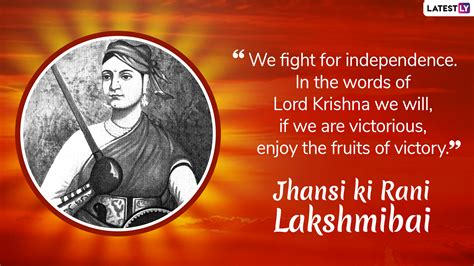 Rani Lakshmi Bai Death Anniversary 2019: Five Quotes by Jhansi Ki Rani, the Fearless Warrior ...