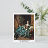 Madame de Pompadour Portrait By Francois Boucher Postcard | Zazzle
