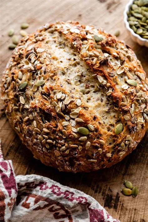 Seeded Oat Bread (No Kneading!) - My WordPress