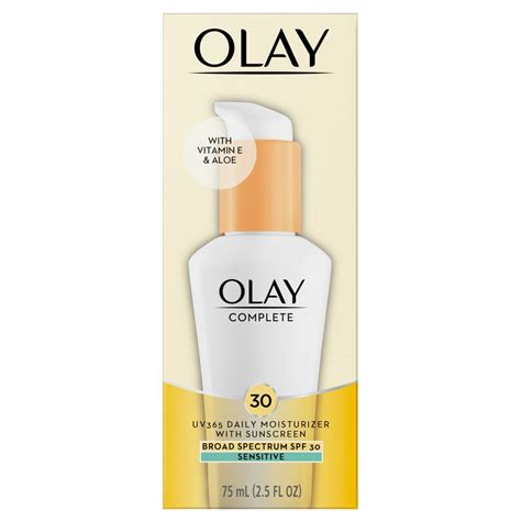 Olay Complete Daily Moisturizer for Sensitive Skin, SPF 30, 2.5 fl oz - Walmart.com - Walmart.com