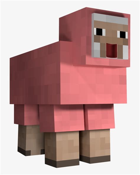 Minecraft Sheep Png - Minecraft Pink Sheep Png - 820x1080 PNG Download - PNGkit