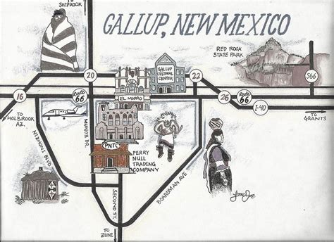 Gallup Map | Gallup, Gallup new mexico, Map