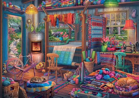 Ravensburger the Weaver's Workshop 1000 Piece Puzzle - Etsy | 1000 ...