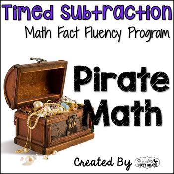 Subtraction Math Facts Timed Tests-"Pirate Math" | TpT