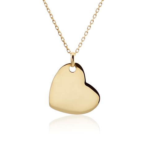 18ct Yellow Gold Heart Shape Necklace | Cerrone Jewellers