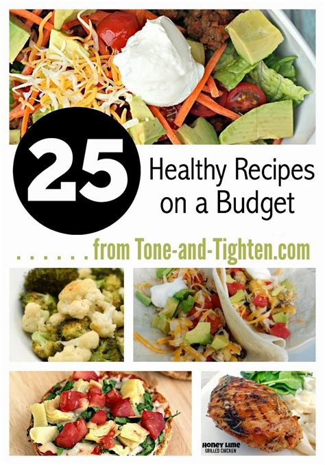 How to Eat Healthy on a Budget (plus 25 inexpensive recipes that are good for you!) | Tone and ...