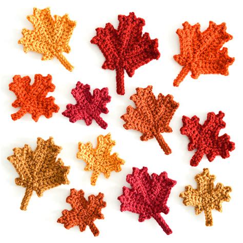 Maple Leaf Collection crochet pattern – PlanetJune by June Gilbank: Blog