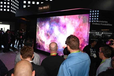 Samsung unveils a massive 219-inch TV called ‘The Wall’ - Tech Startups