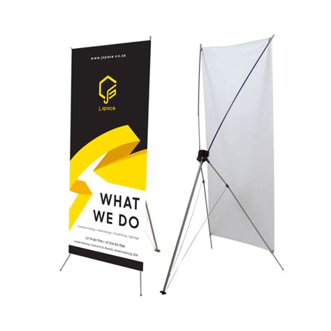 X-Frame Banner Stand with Matte Vinyl Banners | Zoom Printing