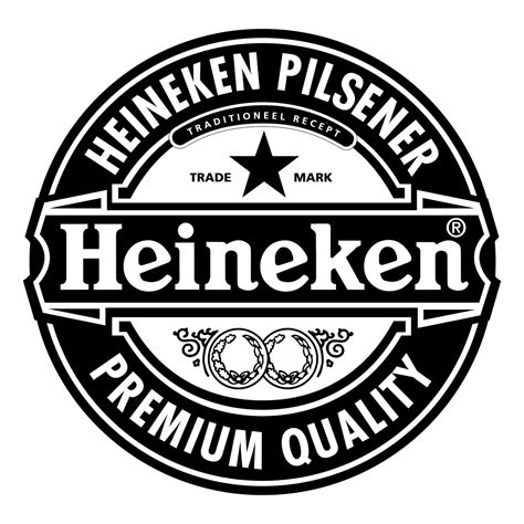 Heineken Logo Black and White (2) – Brands Logos