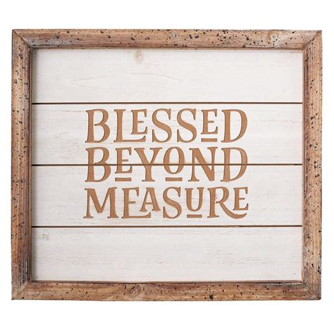 Blessed Beyond Measure Wall Art | Wall art, Hanging fixture, Wall art ...