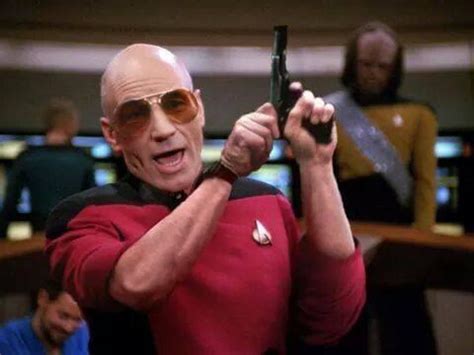 Picard Pistol, Memes, Star Trek Blank Template - Imgflip