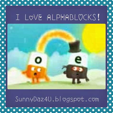 Sunny Daz 4 U: Alphablocks : Blue - (long u: ue, u_e)