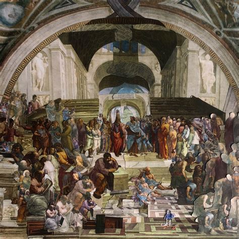 Me & Raphael, School Of Athens Part Deux, 1920x1080... Analog collage ...