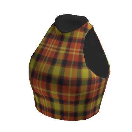 Delightful Plaid Crop Top | Roblox Item - Rolimon's