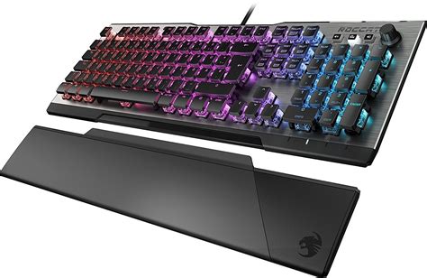 Roccat Vulcan 120 AIMO Mechanical USB Gaming Keyboard (Black) with Titan Switches, RGB ...