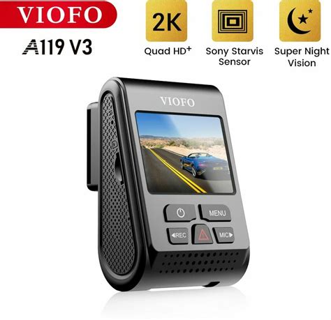 Viofo A119 V3 Dash Cam w/ GPS, Hardwire, CPL Options US$91.33 (A$140.28 ...