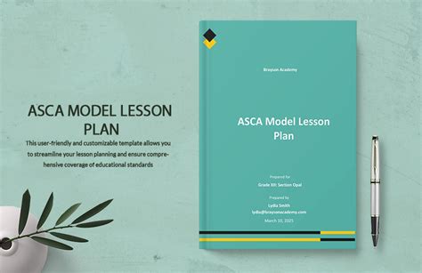 Asca Lesson Plan Template