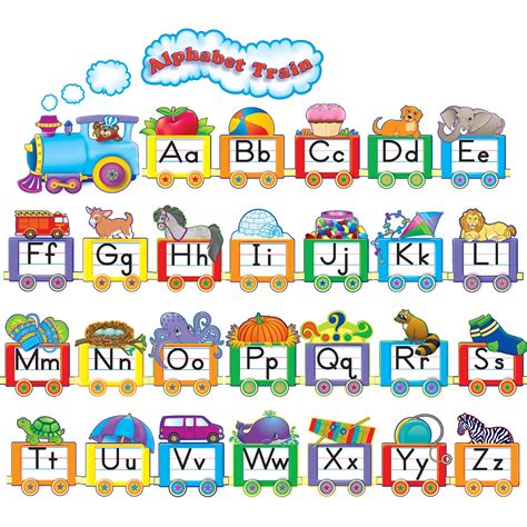 Buy Teacher Created Resources Alphabet Train Bulletin Board Display Set ...