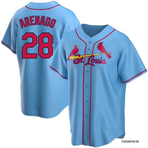 Nolan Arenado Men's St. Louis Cardinals Alternate Jersey - Light Blue ...