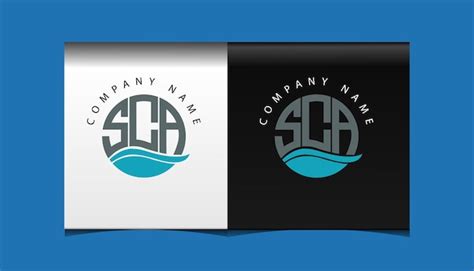 Premium Vector | Sca initial modern logo design vector icon template