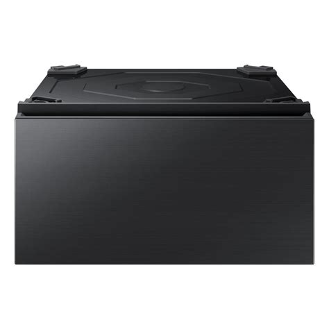 Samsung Bespoke 27 in. Laundry Pedestal in Brushed Black with Storage Drawer WE502NV - The Home ...