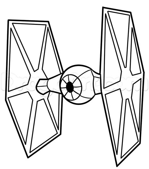 TIE Fighter Drawing Tutorial