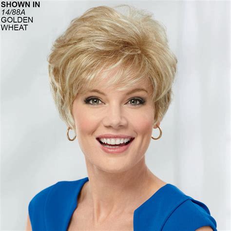 Sensational Wig by Paula Young has short, tapered layers. | Paula Young | Hairstyles for thin ...