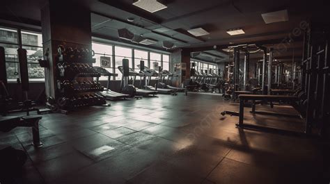 An Empty Gym With Some Machines Background, Gym Workout Picture, Workout, Gym Background Image ...