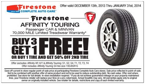 Firestone Tire Coupons | Tire Tips And Tire Coupons