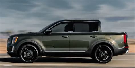 The Kia Telluride Is Being Transformed Into A Pickup Truck