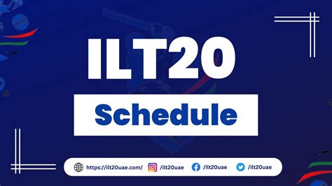 ILT20 Schedule 2025 For ILT20 Season 3 Announced | Fixtures, Venue, Time