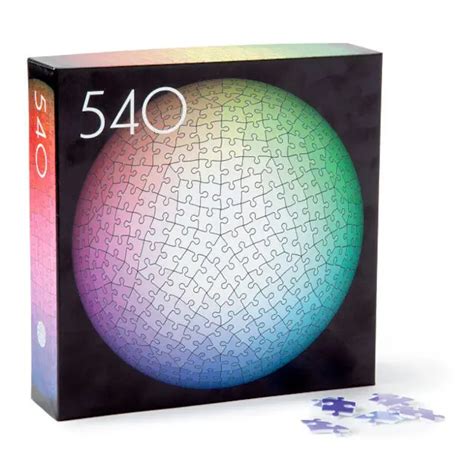 This 3D Sphere Puzzle Features 540 Colors