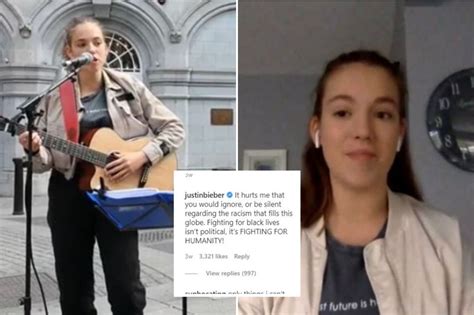 Viral singing sensation Allie Sherlock, 15, reveals she was 'shocked' by Justin Bieber's Black ...