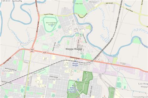 Wagga Wagga Map Australia Latitude & Longitude: Free Maps