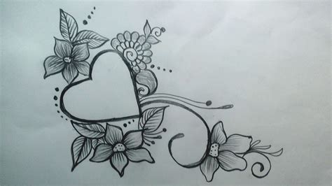 Easy Flower Design Drawing Step By Step : So the first flower doodle i ...