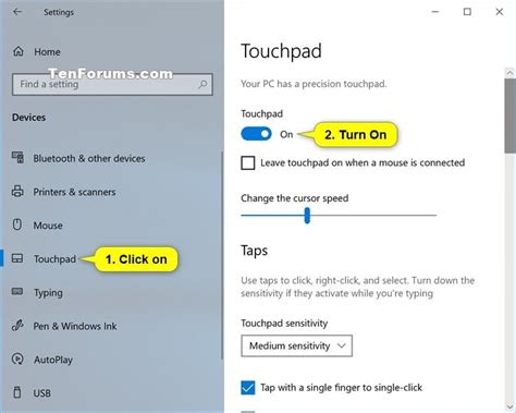 Enable or Disable Touchpad in Windows 10 | Tutorials