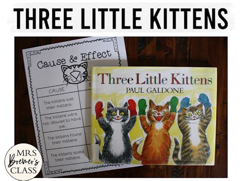 Three Little Kittens | Book Activities and Craftivity | Mrs. Bremer's Class