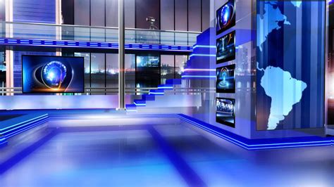 Newsroom Virtual Set 3 - Stock Motion Graphics | Motion Array