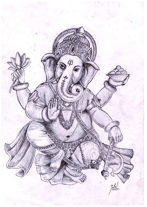 Hindu Gods Drawing at GetDrawings | Free download