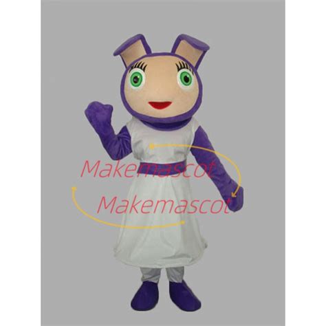 Purple Waybuloo Lala Mascot Costume