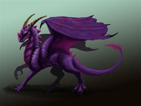 Purple dragon by Spyrre on DeviantArt