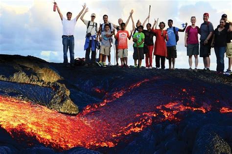 Hot Lava Hike to See Lava Volcano Tour 2022 - Big Island of Hawaii