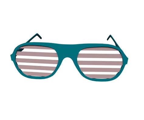 3d illustration of funny fashion sunglasses summer object 9585300 PNG