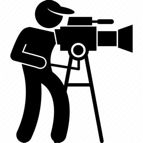 Camera, capture, filming, man, movie, studio icon - Download on Iconfinder