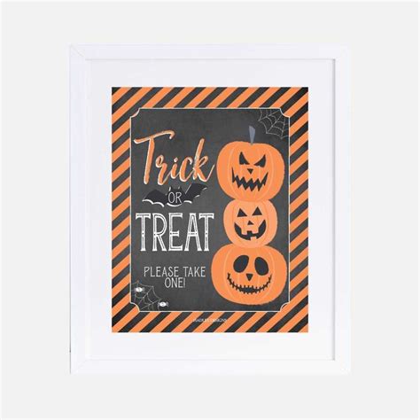 Halloween Party Sign Template Halloween Printable Signs - Etsy