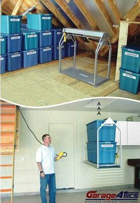 Motorized Storage Lift for Your Garage | Garage Loft Storage Solutions